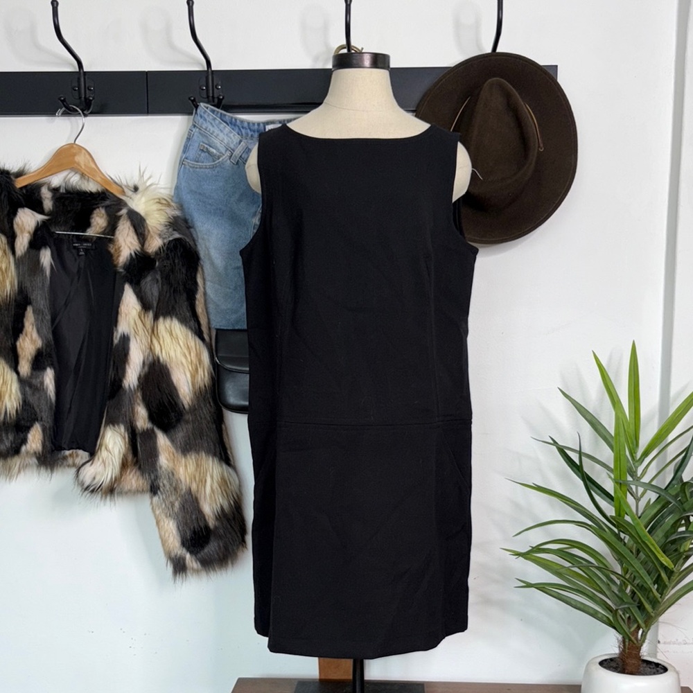 LOFT Elegant Black Mini Dress size 14